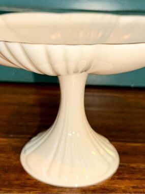 Vintage Lenox Fluted Pedestal Compote Candy Dish